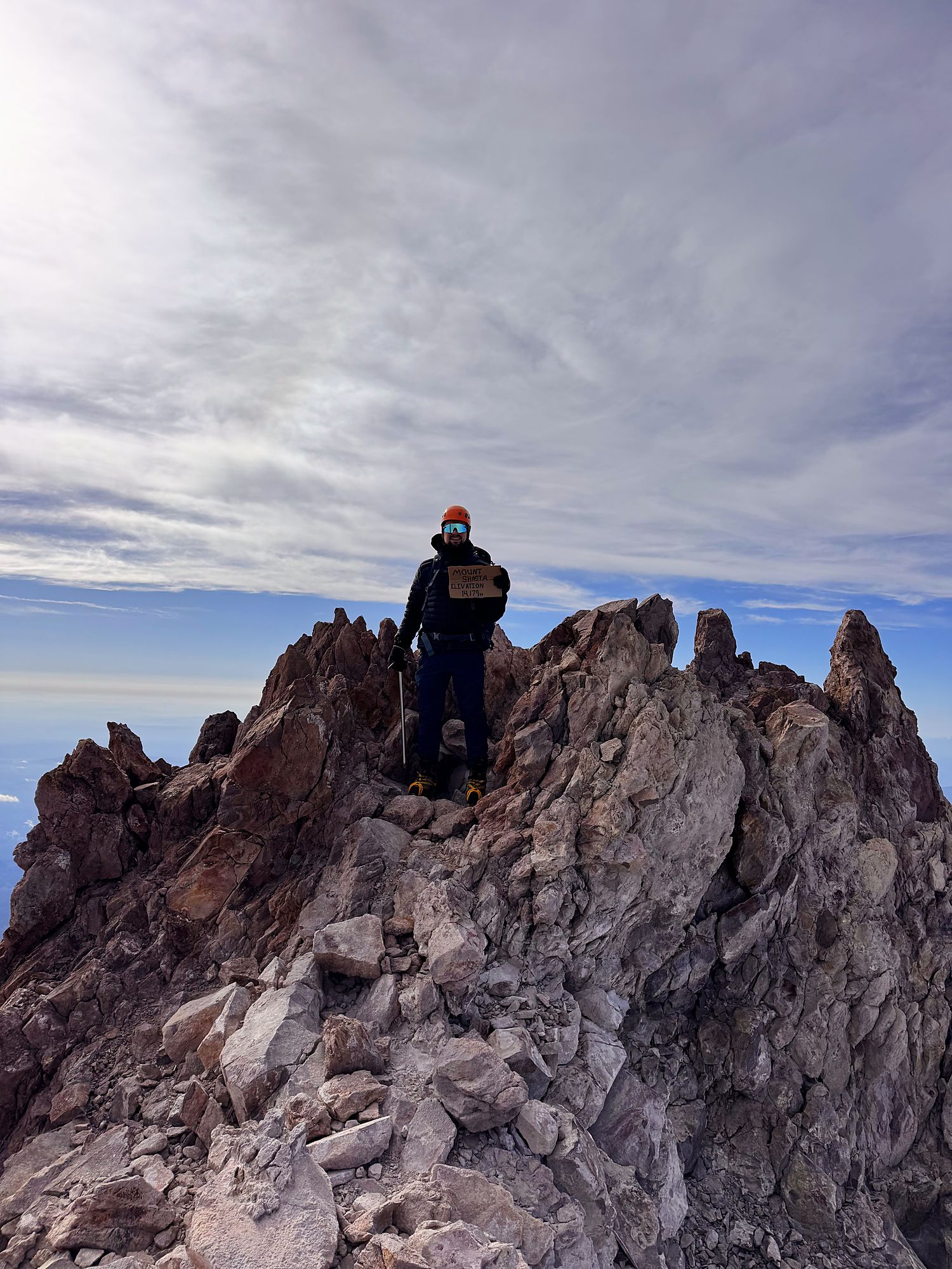 Me on the summit of Mt. Shasta