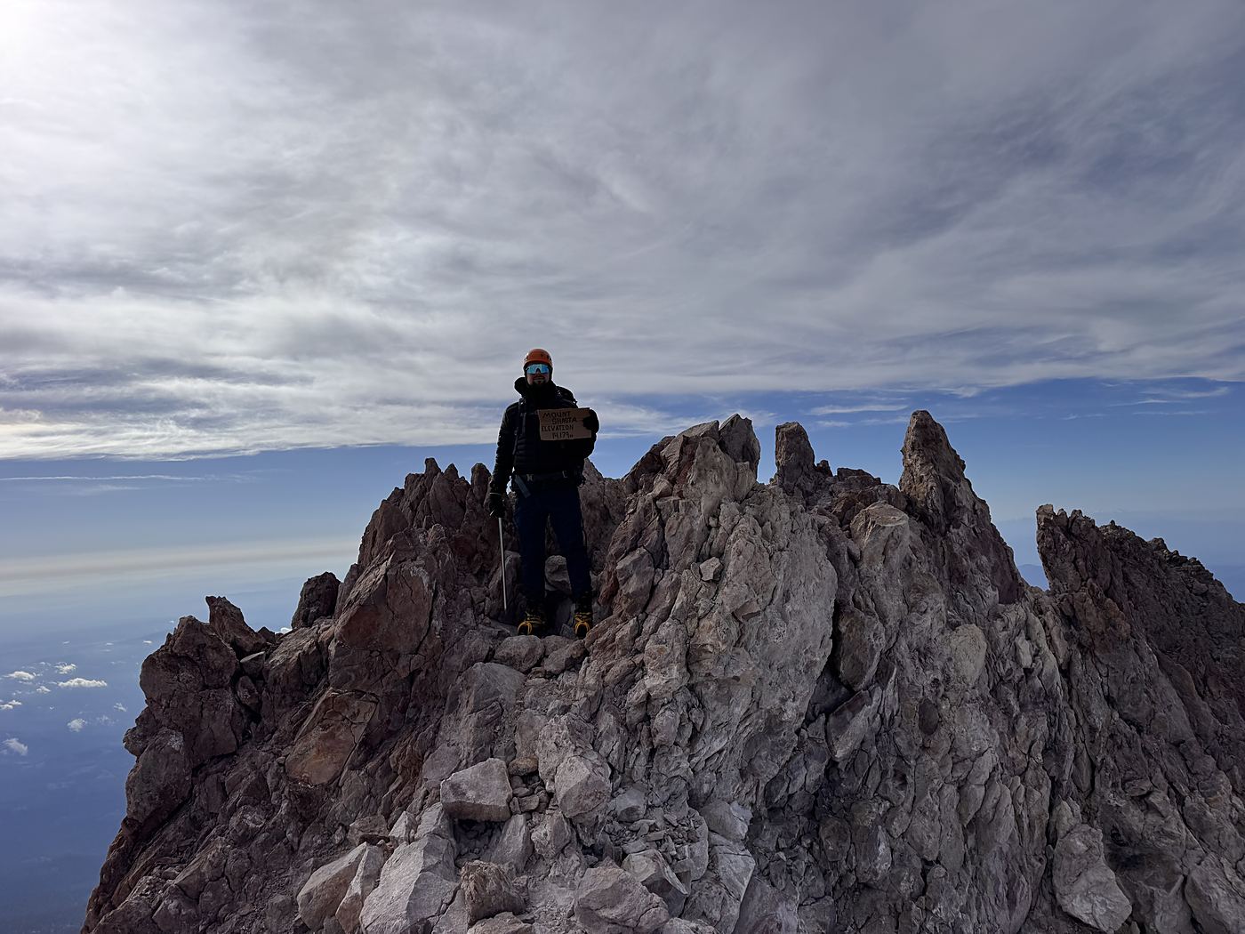 Summit ridge, Mt. Shasta
